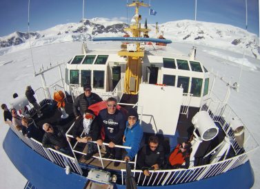 On Deck of Ocean Nova on Antarctica XXI.