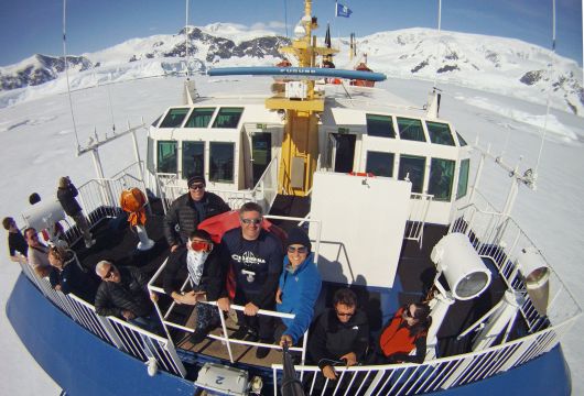 On Deck of Ocean Nova on Antarctica XXI.