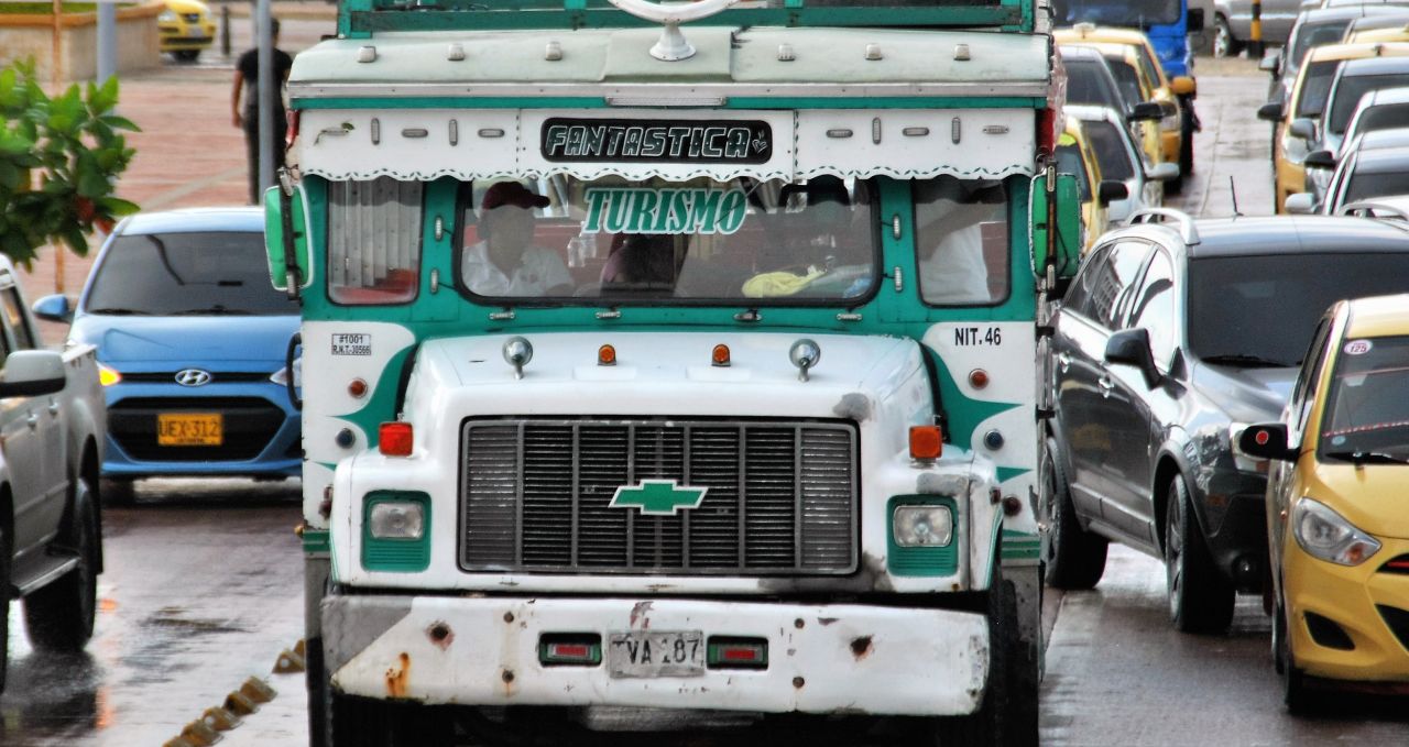 school bus cartagena colombia