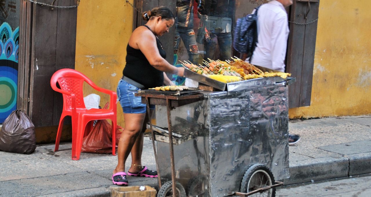 street food cartagena colombia