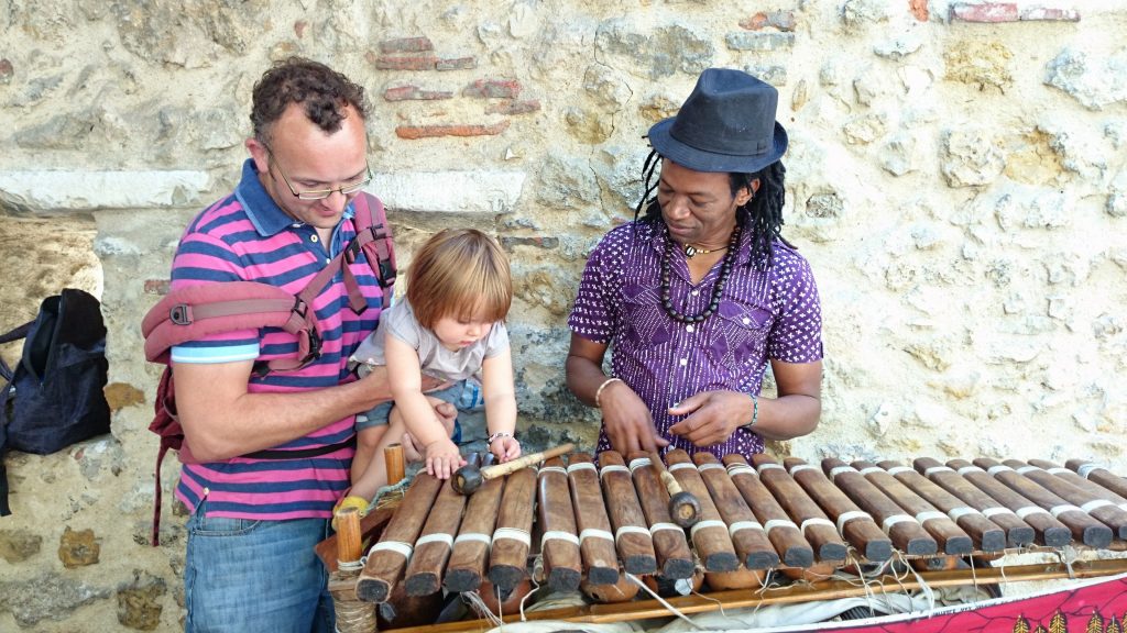 Kids learning on holiday