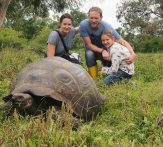 Giant-tortoise-family-Galapagos