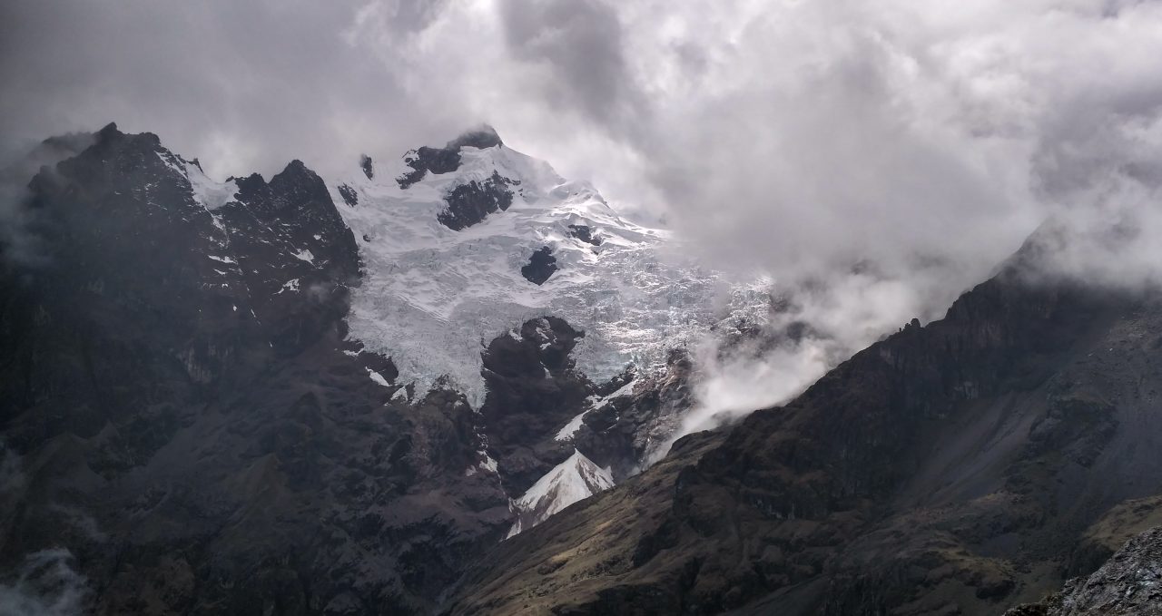 Sahausiray and clouds, Lares, Peru