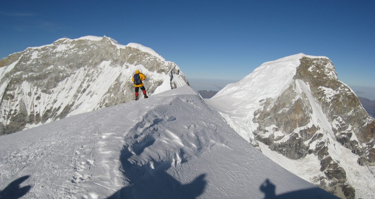 Chopicalqui ridge and view, Peru