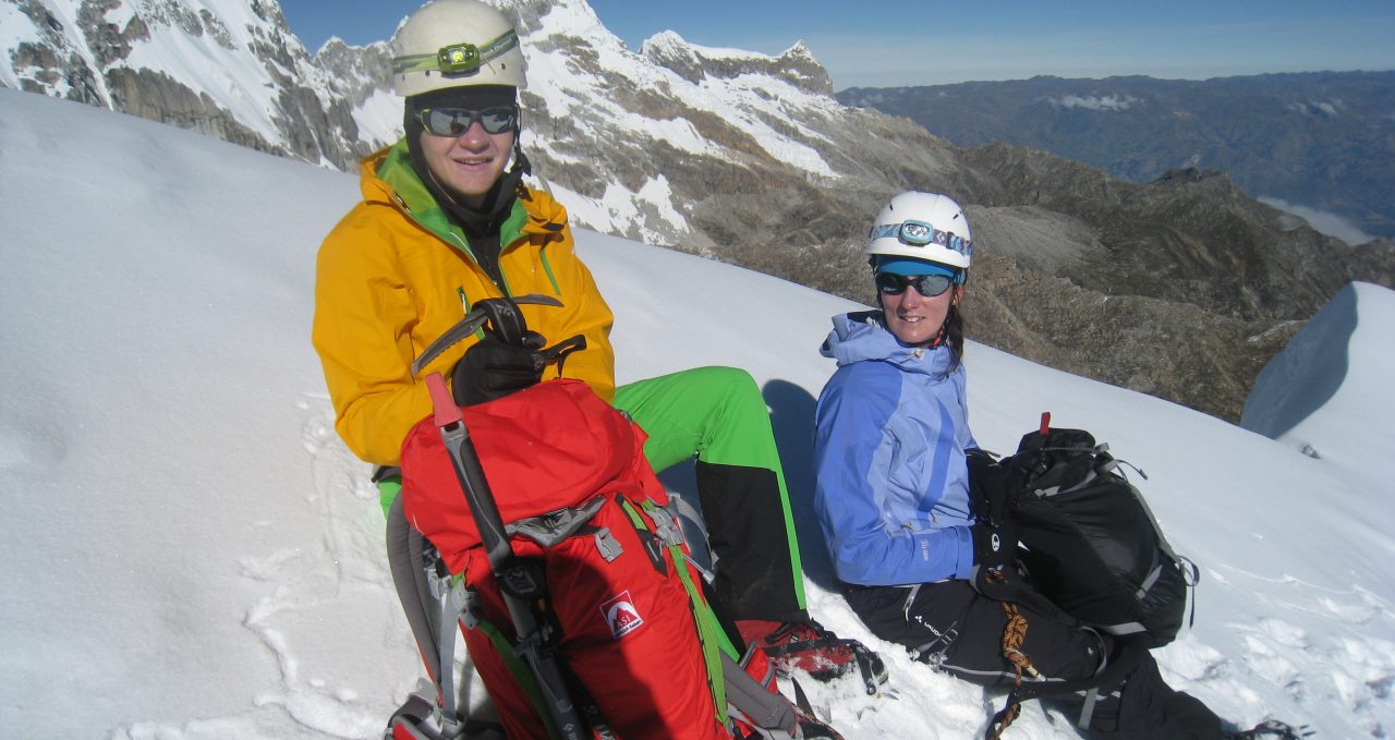 On Ishinca summit, Cordillera Blanca, Peru