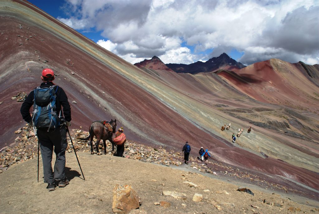 Rainbow mountain Ausangate trek, Peru