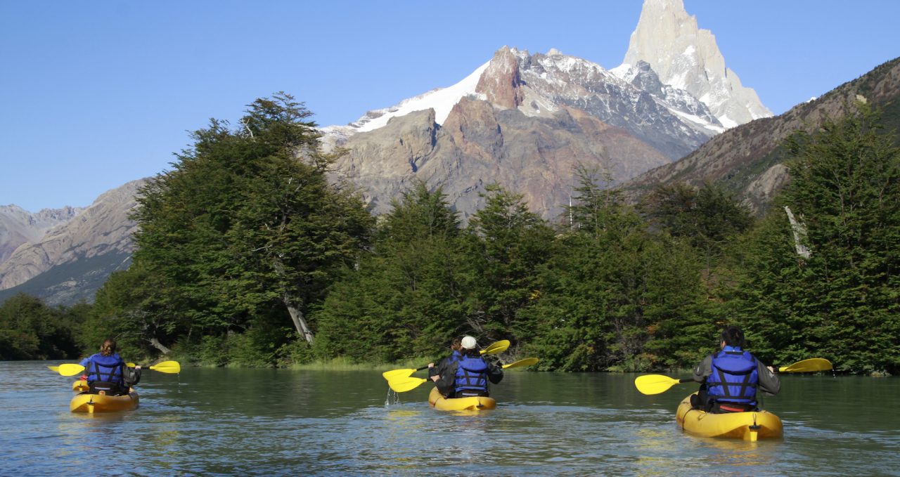 Kayak Glaciares National Park, El Chalten Argentina Patagonia