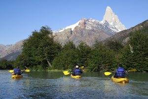 Kayak Glaciares National Park, El Chalten Argentina Patagonia