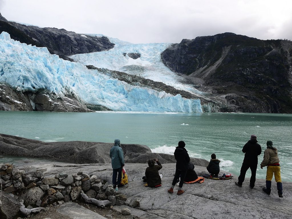 Los Leones glacier, Tierra Luna, Aysen, Chile