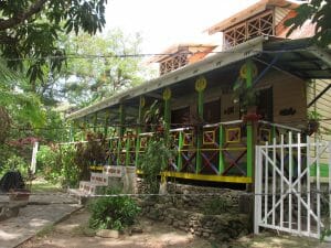 Traditional house, Providencia, Colombia