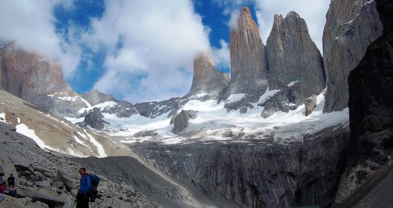 Base of the towers,Torres del Paine, Patagonia, Chile