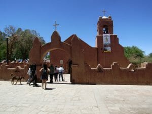 The church of San Pedro de Atacama, Chile