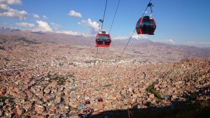 La Paz Teleferico view, Bolivia