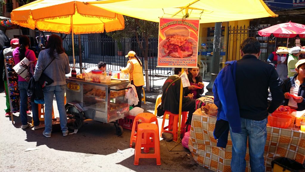Street food, La Paz, Bolivia