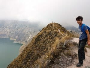 Quilotoa crater hike, Ecuador