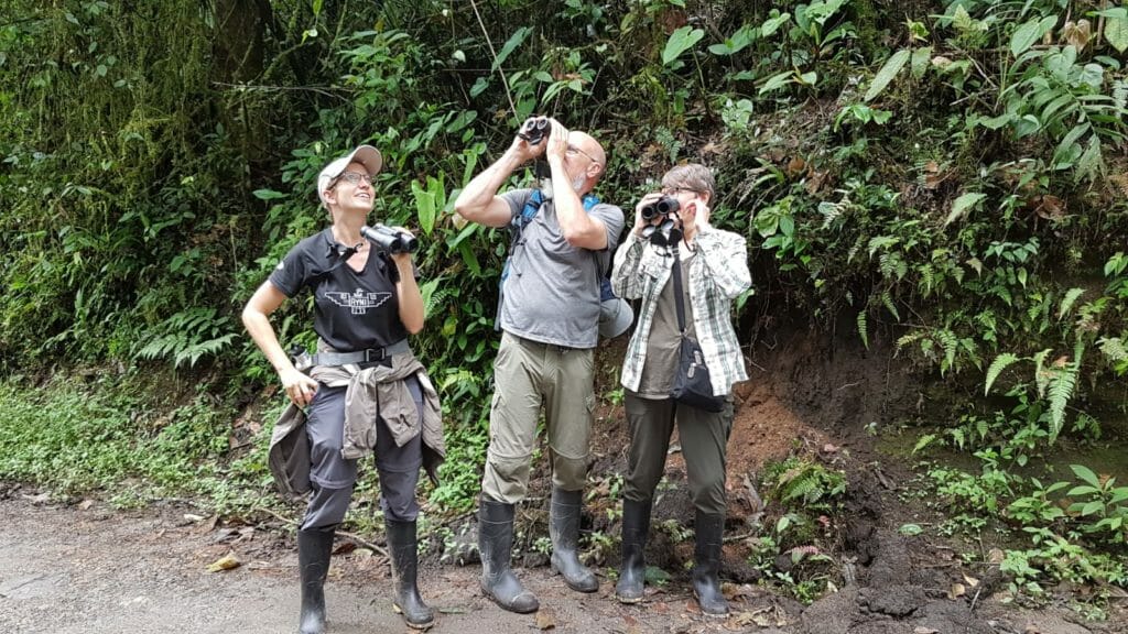 Visitors, El Monte Cloud Forest Lodge, Ecuador