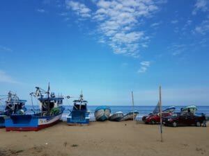 Puerto Lopez fishing boats, Ecuador