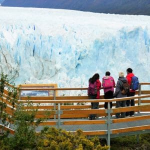 Boardwalks at Perito Moreno Glacier, Patagonia, Argentina