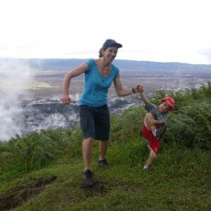 Galapagos trails with Kathy and Lewis