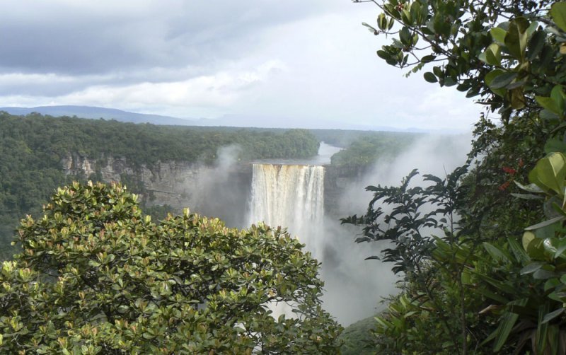 Kaieteur Fall from distance Guyana