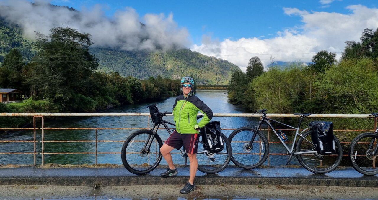 Cyclist self guided Chile Kathy