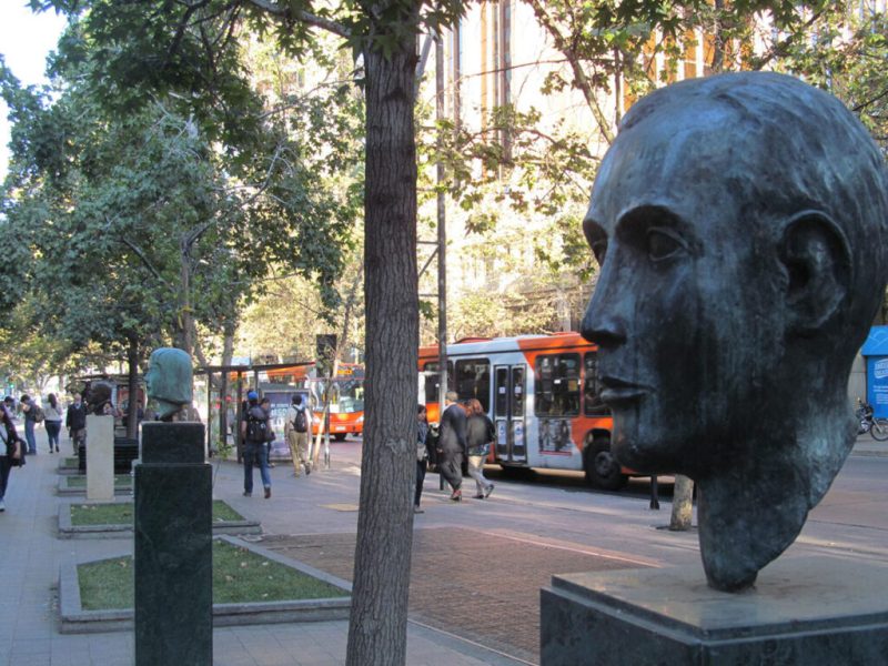Chile Santiago Statues
