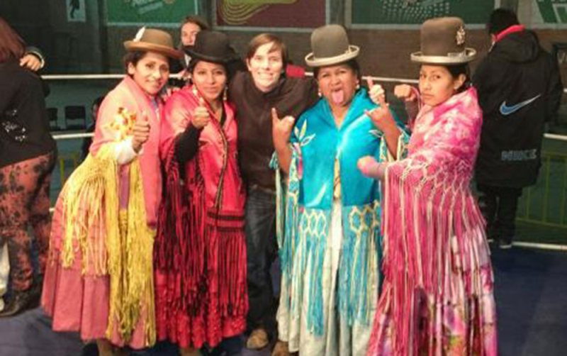 Cholitas wrestlers La Paz Bolivia