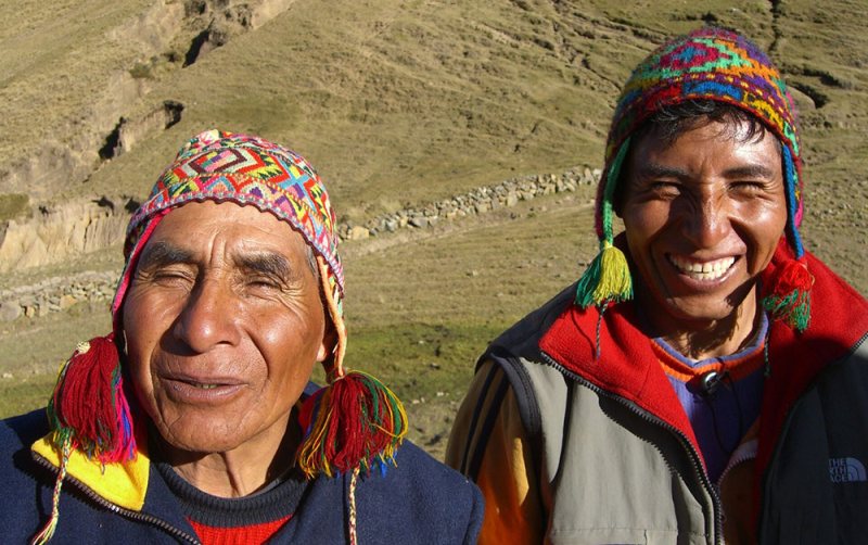Felippe and Severino cook and guides Peru