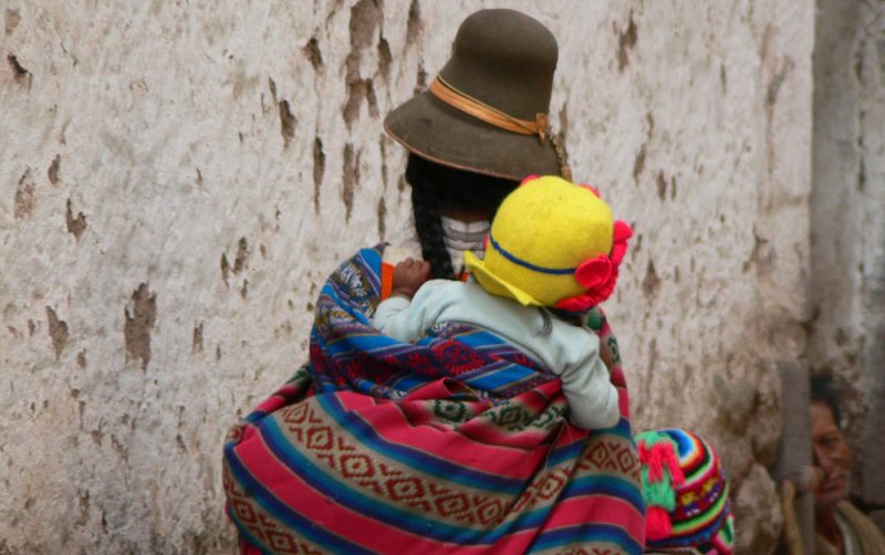 colourful hats cusco peru