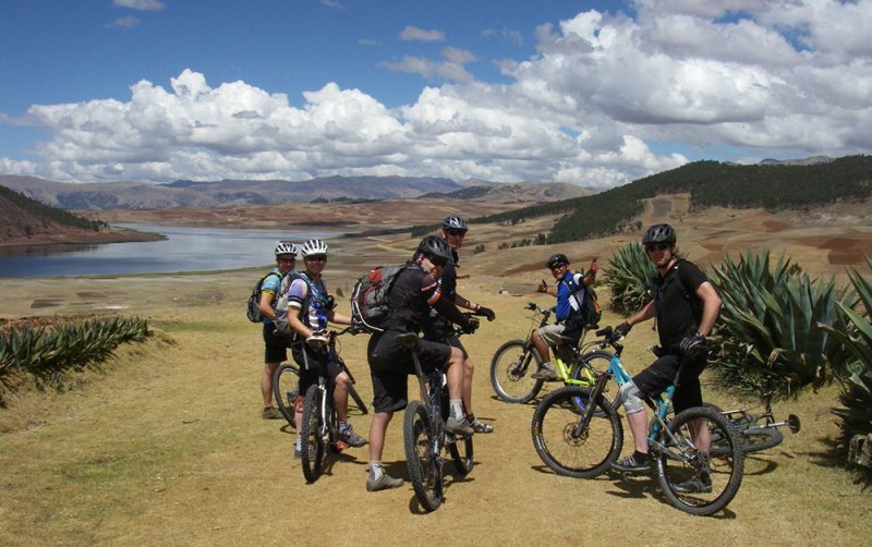 family holiday biking cusco peru