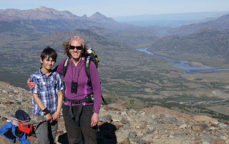 family trekking holiday cerro castillo chile