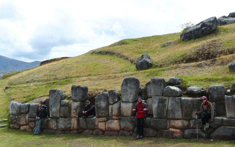 moon temple trek inca ruins peru
