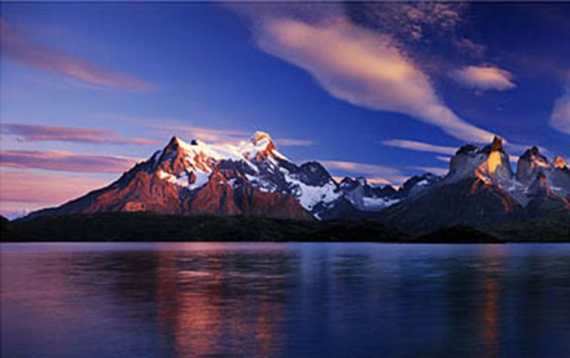 panoramic torres del paine np chile patagonia