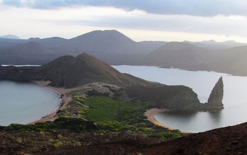 pinnacle rock from bartolome galapagos ecuador