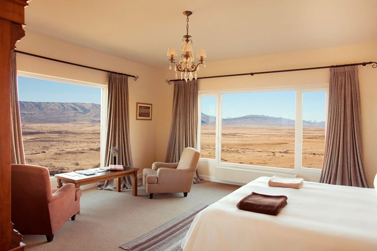 Corner room, Eolo, El Calafate, Patagonia, Argentina