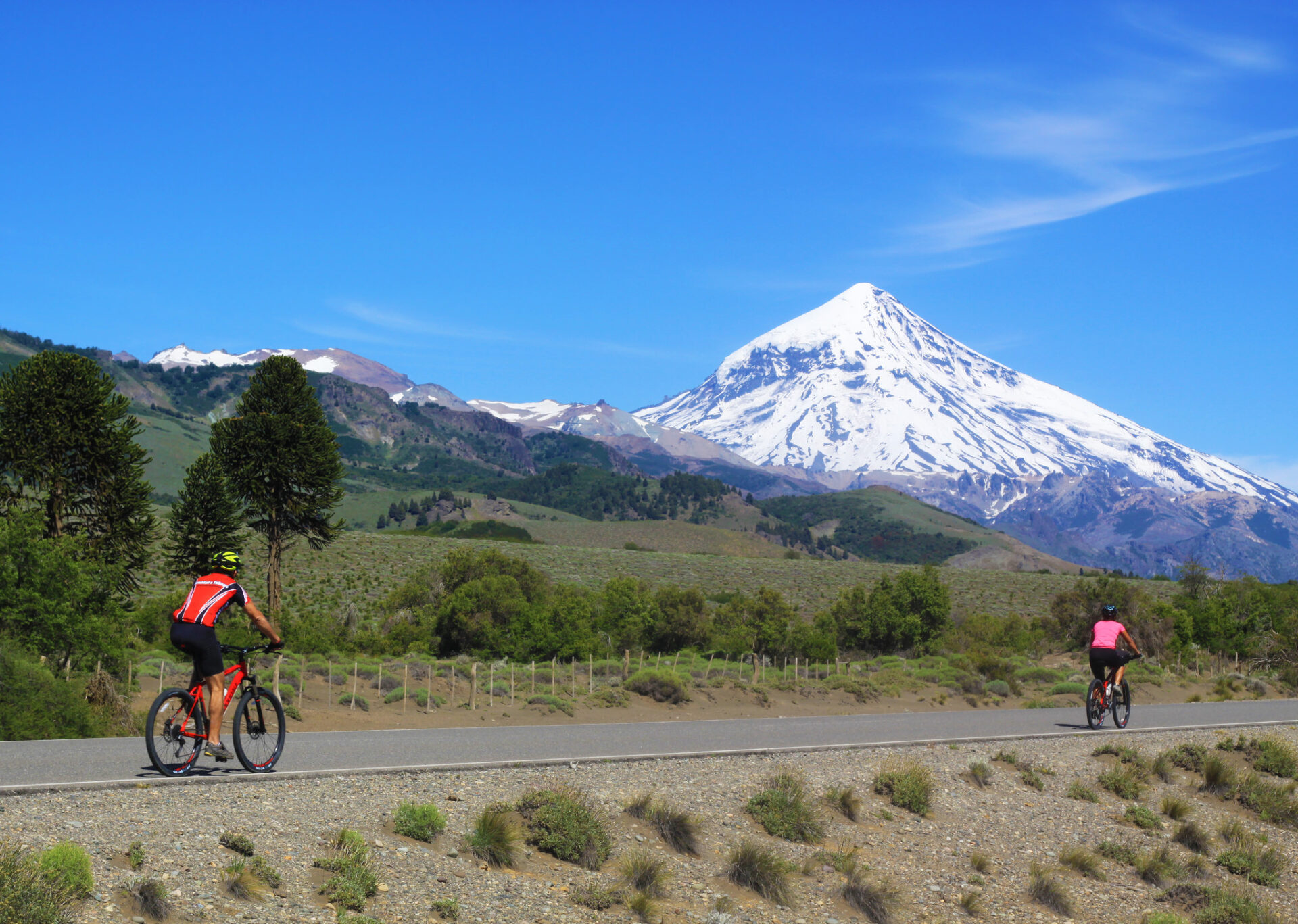 Cycling Volcano Osorno Chile