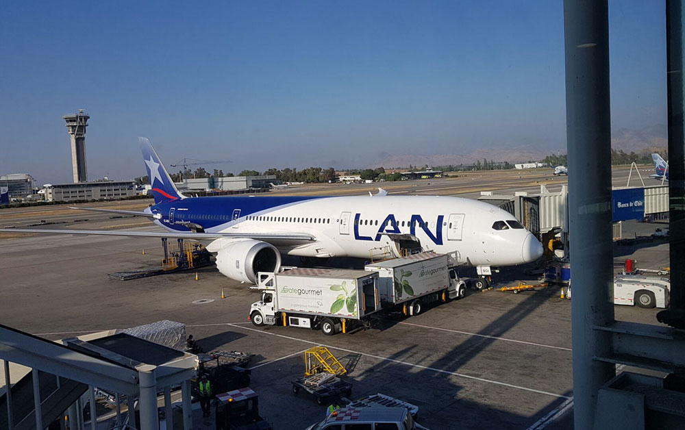 Latam 787 Santiago Airport Chile