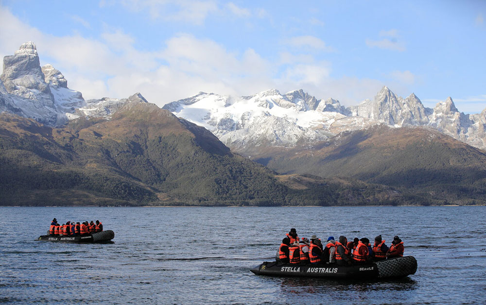 australis darwin range tierra del fuego patagonia chile