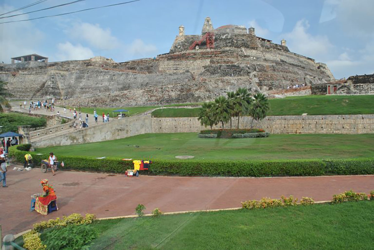 Castillo san Felipe de Barajas Cartagena Colombia