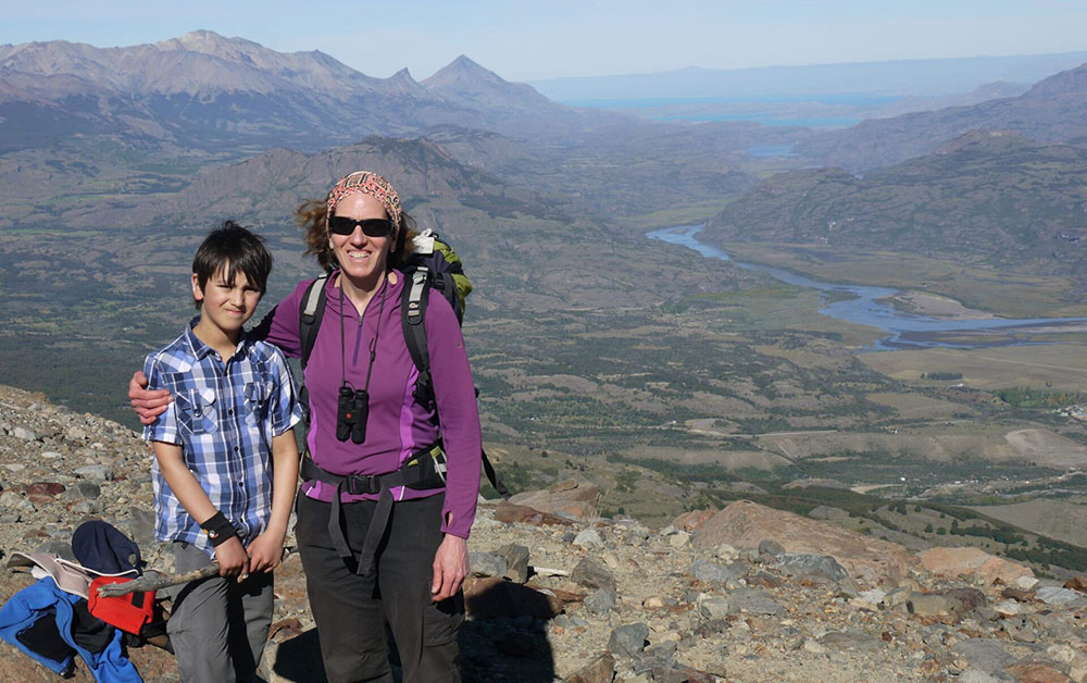 family trekking holiday cerro castillo chile