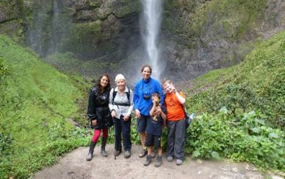 gocta falls family holiday peru