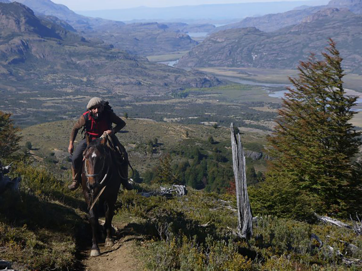Horse man, Cerro Castillo, Chile
