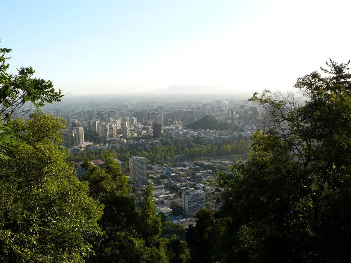 Panoramic view Santiago, Chile