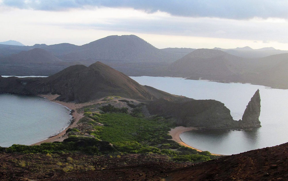 pinnacle rock from bartolome galapagos ecuador