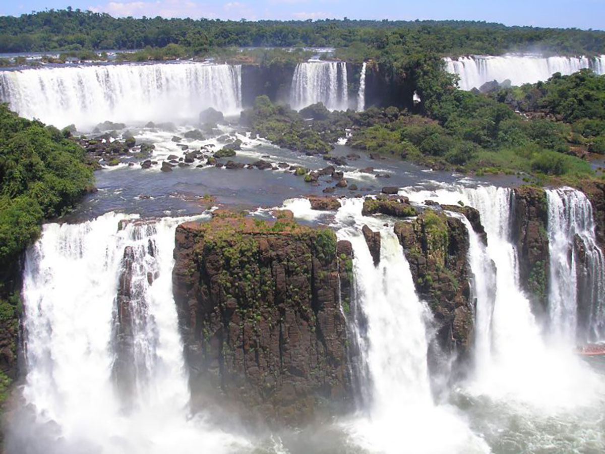 Series Falls Iguazu Argentina