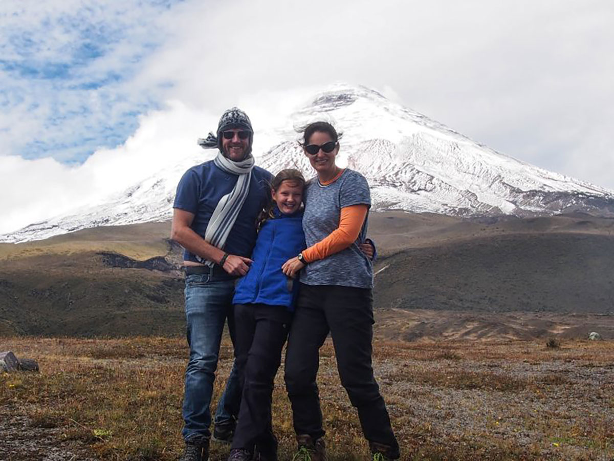 Family Cotopaxi Ecuador