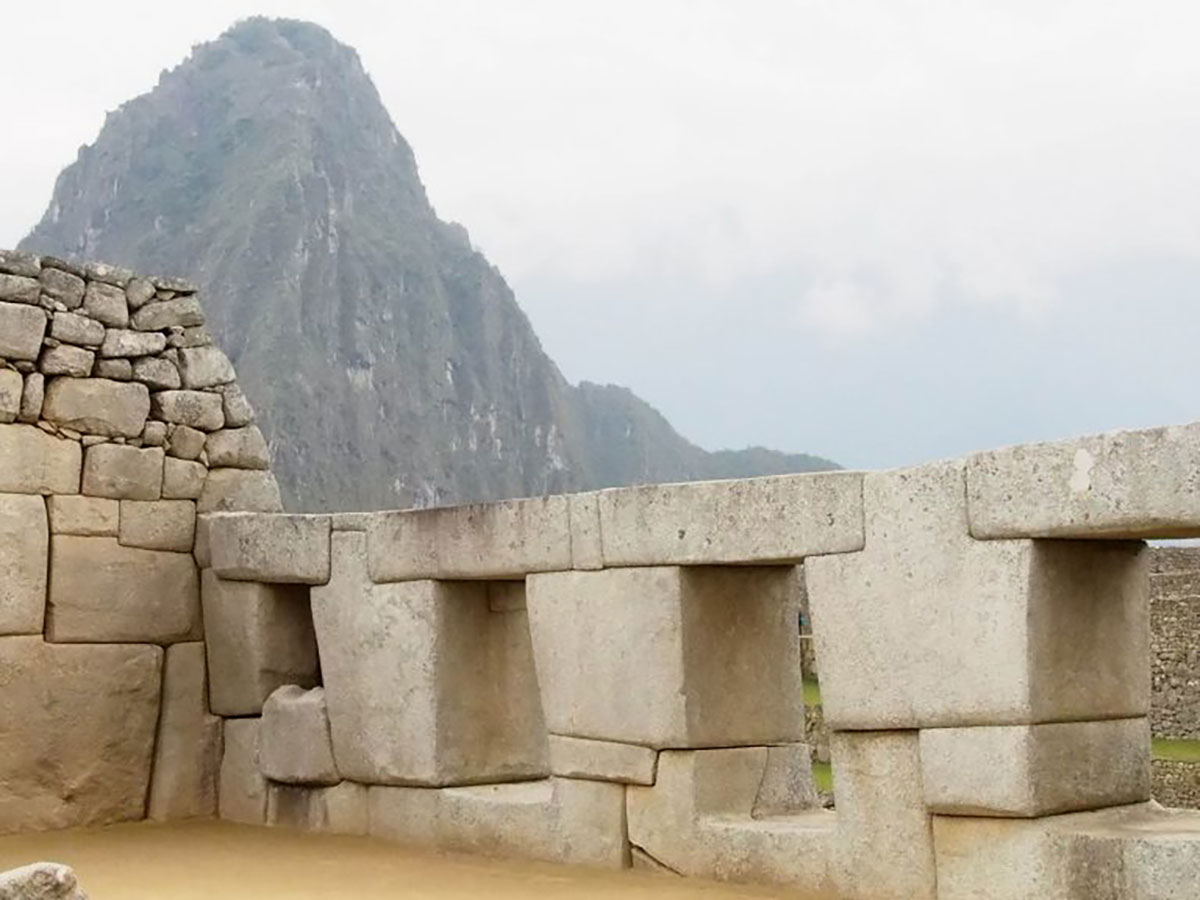 Machu Picchu Background With Ruins Peru