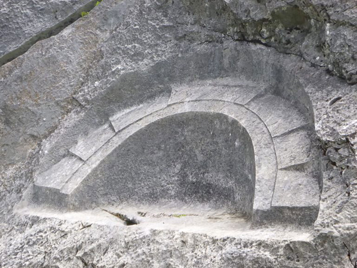 Inca Stonework at Quillarumiyoc Moon Temple Perú