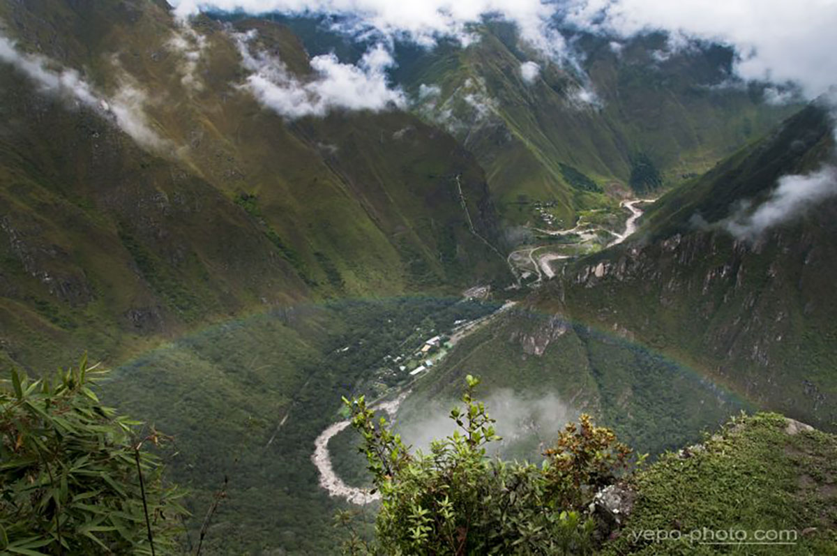 Urubamba river Machu Picchu Peru