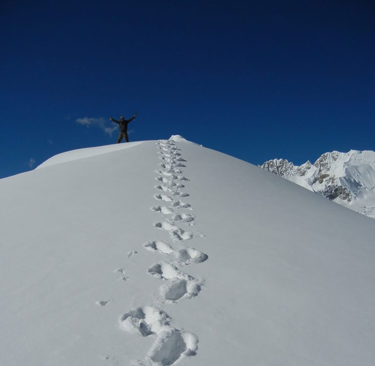 Climbing Huayna Potosi Bolivia